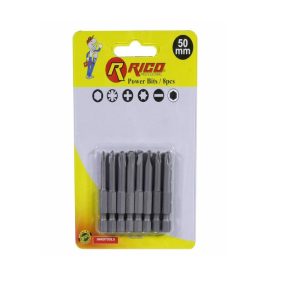 Rico Matkap Ucu Düz Yıldız Bits Seti Takımı S2 Çelik 50mm