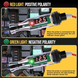 Rico Oto Test Kontrol Kalemi Dijital Ölçüm 6-24V