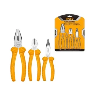 ingco 3 Parça Set Pense Yan Keski Karga burun Pense Takımı Seti