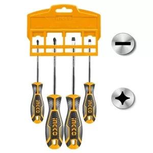 ingco 4 Parça Düz Yıldız Tornavida Seti Takımı