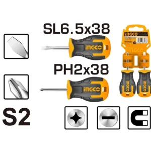 ingco Düz Yıldız Topaç Tornavida Seti Takımı