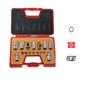 Rico 1/2 1/4 Kısa E Lokma Takım 16 Parça