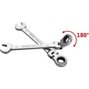 Rico Profesyonel 17mm Mafsallı Cırcır Anahtar 42 Diş - 020-RC1029