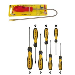 Rico Düz Yıldız Tornavida Takımı Mıknatıslı Vida Tutucu