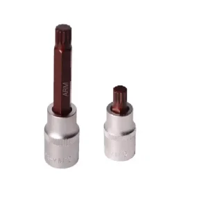 ARM 1/2 M16 Uzun Lokma Kısa Lokmalı Spline Bits