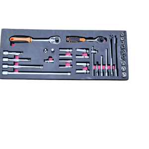 Rico 33 Parça Dolu Takım Arabası içi Lokma Takımı 3/8-1/4