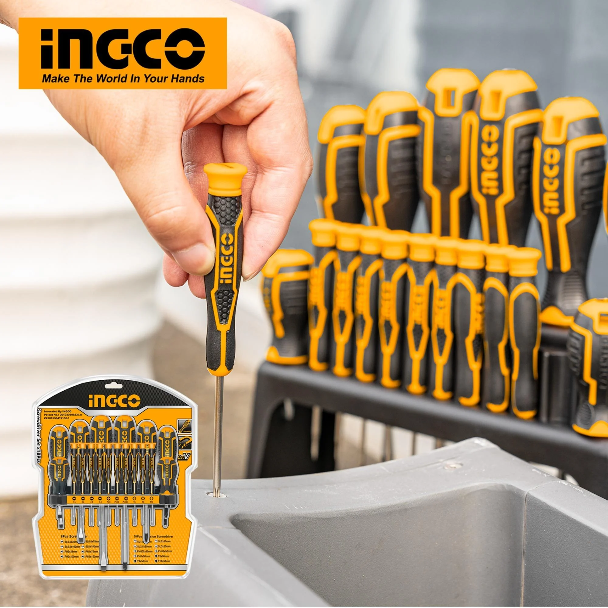 ingco-hksd1828-tornavida-seti-18-li-40b0 ingco 18 Parça Tornavida Seti Takımı Saatçi Tornavida Takımı - HKSD1828
