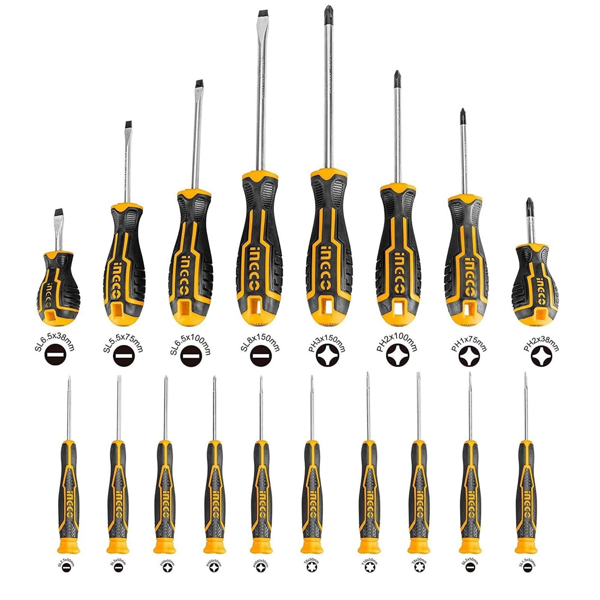ingco-hksd1828-tornavida-seti-18-li-9d2a ingco 18 Parça Tornavida Seti Takımı Saatçi Tornavida Takımı - HKSD1828