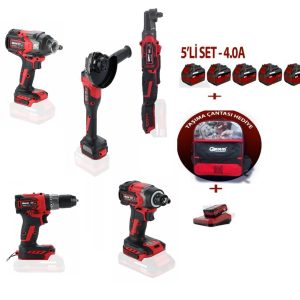 ARM Şarjlı Matkap Somun Sökme 5'Li Set