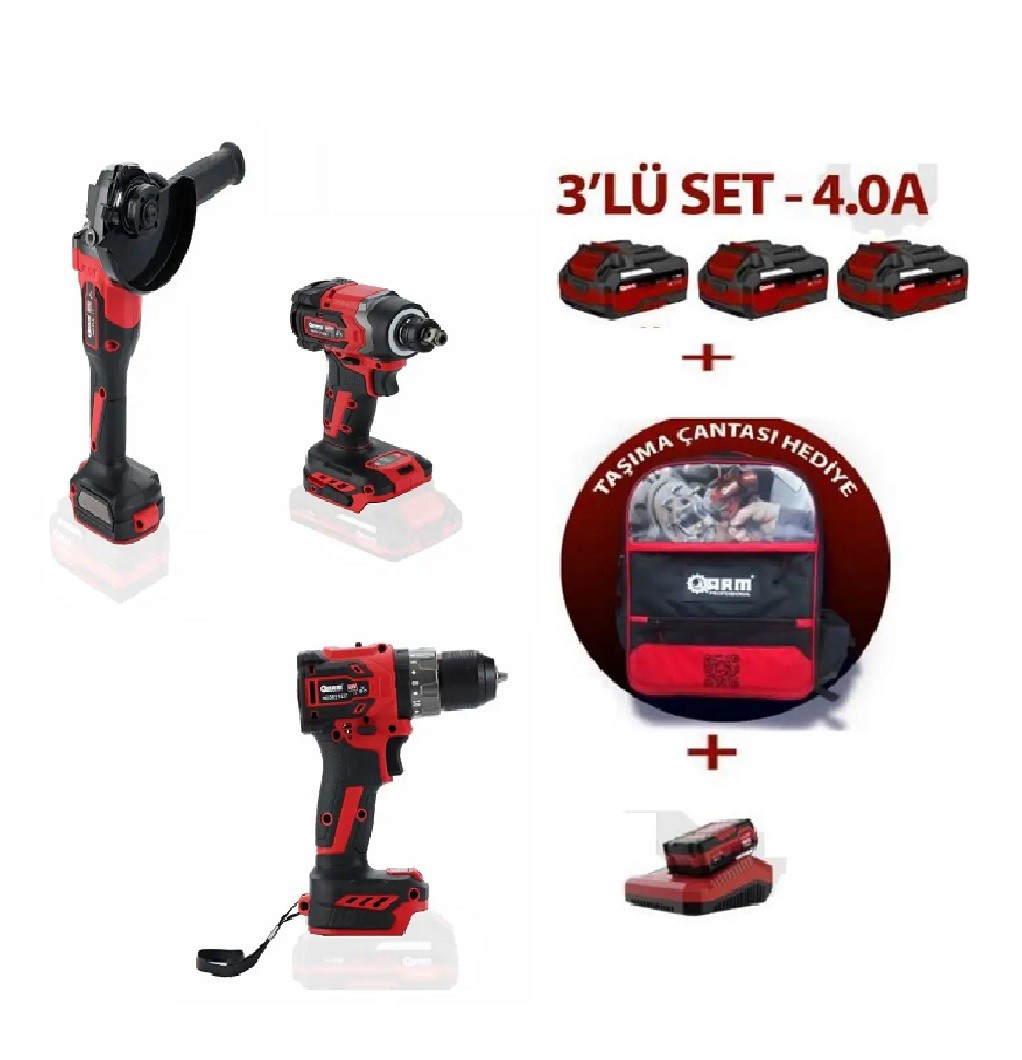 ARM Şarjlı Taşlama Makinesi Seti - JM115A-RB-DB2102T-JM115A ARM Şarjlı Taşlama Makinesi Seti