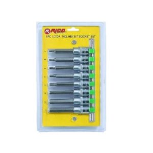 Ana Sayfa - Rico 1/2 8 Parça Uzun Lokmalı Allen Bits Uç Seti Takımı