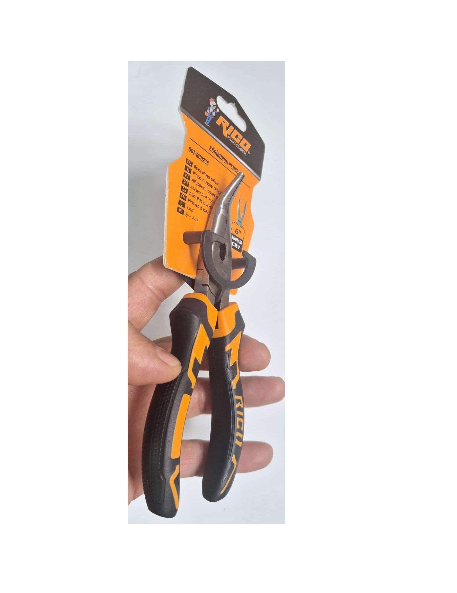 Rico 160mm Prof. Eğri Kargaburun - 001-RC0202 Rico 160mm Prof. Eğri Kargaburun