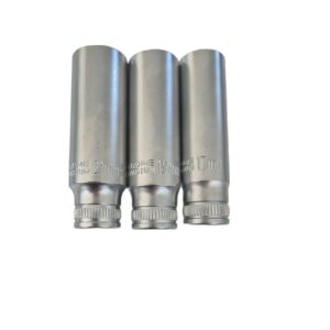 Rico 1/2 Uzun Derin Lokma Seti 17-19-21mm  Cr-V Çelik