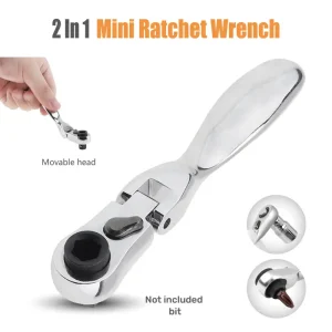 Rico 1/4 Mafsallı Bits Tutuculu Mini Cırcır Kolu 007-RC2009