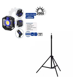 ARM Şarjlı Led Lamba Fener Işıldak 2000 Lümen ESEN200A