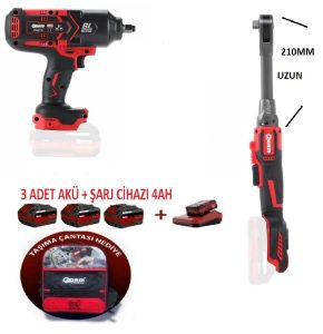 Arm Şarjlı 2'Li Set 1/2 1800Nm Somun Sökme - Armset-01800