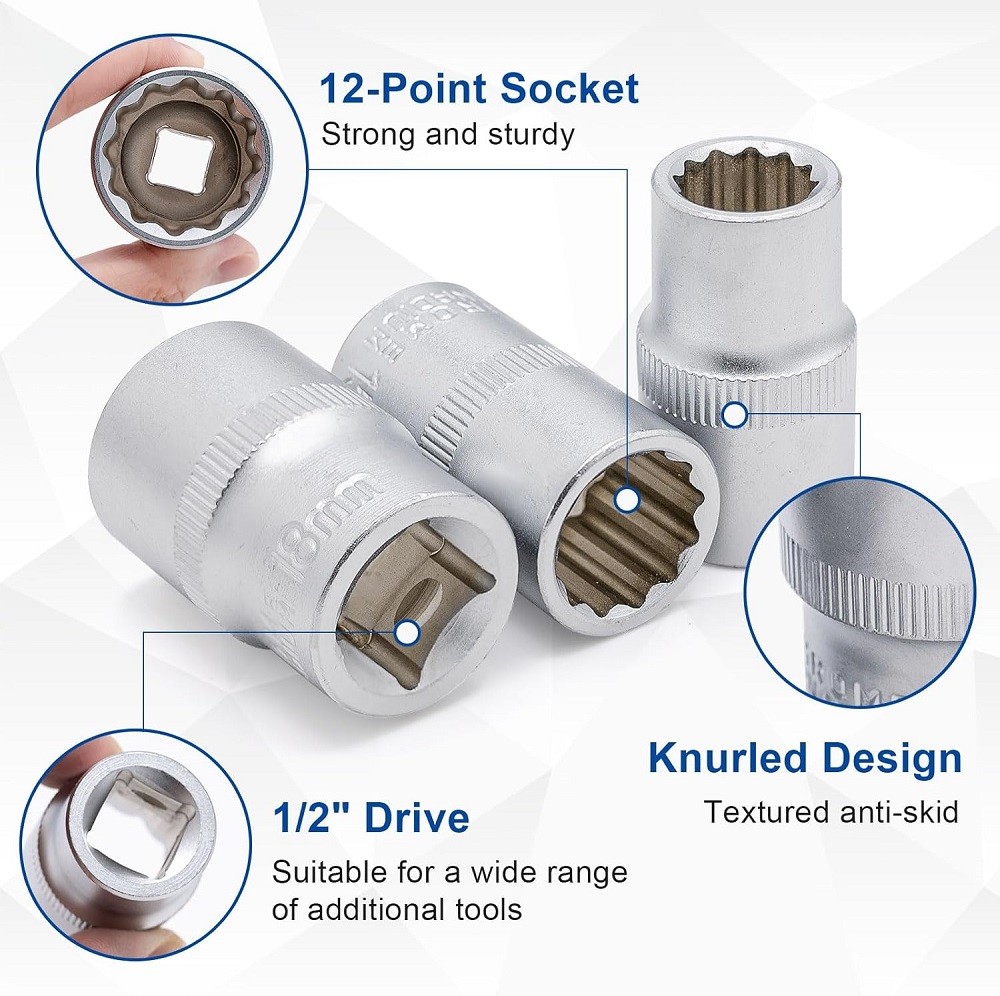 ARM 1/2 CR-V 21mm Kısa Yıldız Lokma - ARMK1221 ARM 1/2 CR-V 21mm Kısa Yıldız Lokma