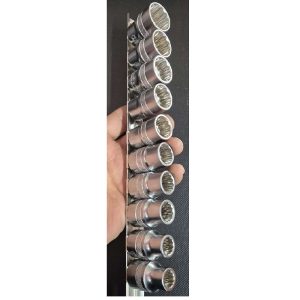 ARM 1/2 CR-V Kısa Yıldız Lokma Takımı 12 Köşe 10 Parça