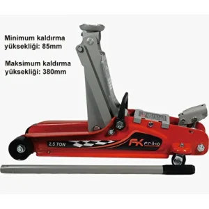 Friko 2.5 Ton Alçak Profil Hidrolik Kriko 13.3 Kg