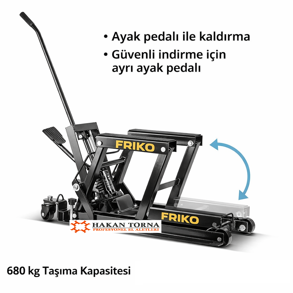 Friko Motosiklet Lifti ATV Krikosu 680kg - LY0310A Friko Motosiklet Lifti ATV Krikosu 680kg