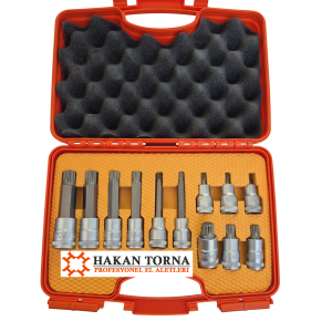 Ana Sayfa - Rico 1/2 M Tipi Lokmalı Bits Torx Uç Seti Takımı 12 Parça
