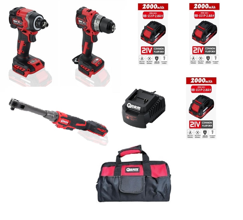 ARM 1/2 Somun Sökme Sıkma Matkap Seti Cırcır Seti 2AH RB-SD2108-W RB-DB2102T RB JL100AL - RB-802ah ARM 1/2 Somun Sökme Sıkma Matkap Seti Cırcır Seti 2AH RB-SD2108-W RB-DB2102T RB JL100AL